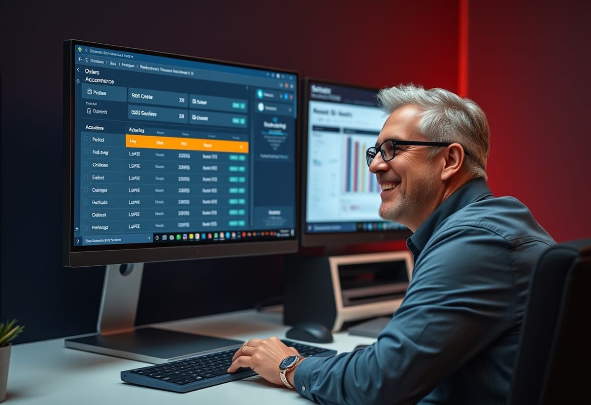 Retail e-commerce and inventory integration dashboard